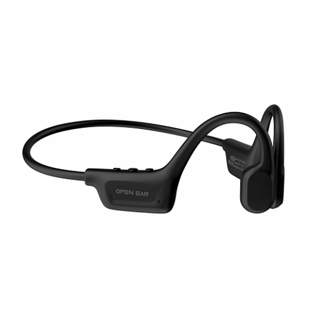 Open-Ear Bluetooth-Kopfhörer mit Knochenschall in Schwarz