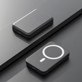 Magnetische Powerbank in Schwarz