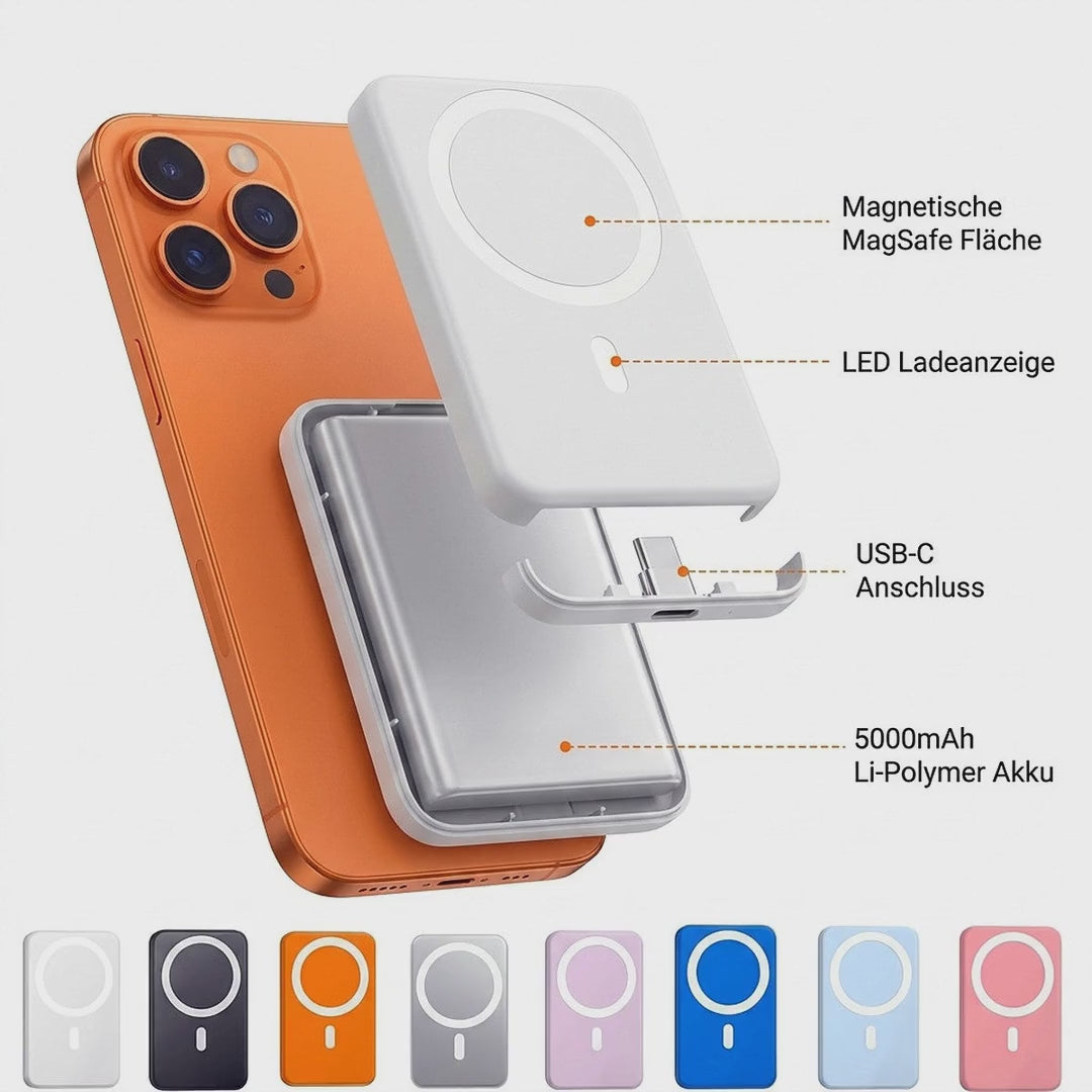Video: magnetische Powerbank 5000 mAh
