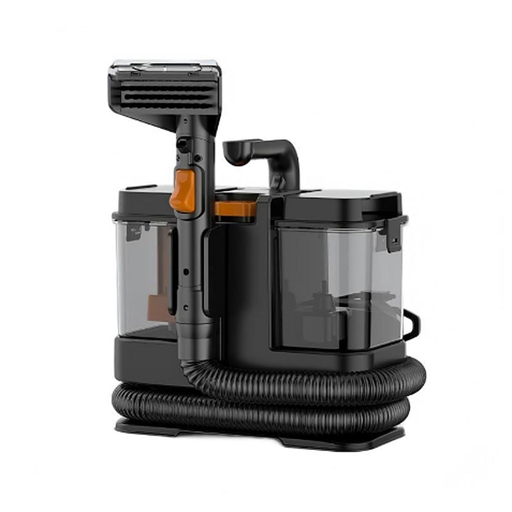 Teppich- und Polsterreiniger mit Schlauch und zwei Tanks
